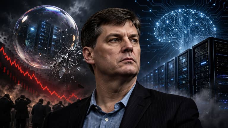 Michael burry AI dalle