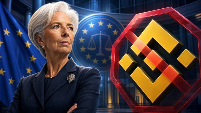 ech mica Binance Lagarde dalle