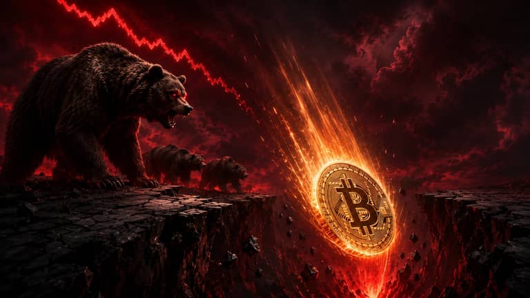 bitcoin pokles pád cenna dalle