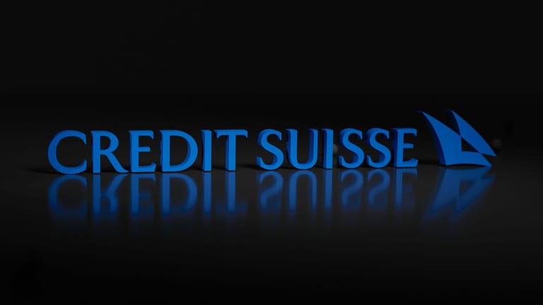 Credit Suisse logo černá