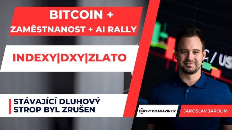 04.06.23: Bitcoin + AI rally + zaměstnanost | Stávající dluhový strop zrušen