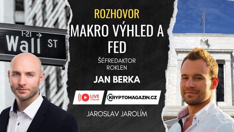 🔴Host: Jan Berka, šéfredaktor Roklen – Makro výhled, příchod recese, politika Fed a výnosová křivka