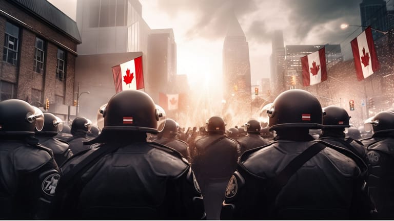 kanada protesty soud kryptoměny