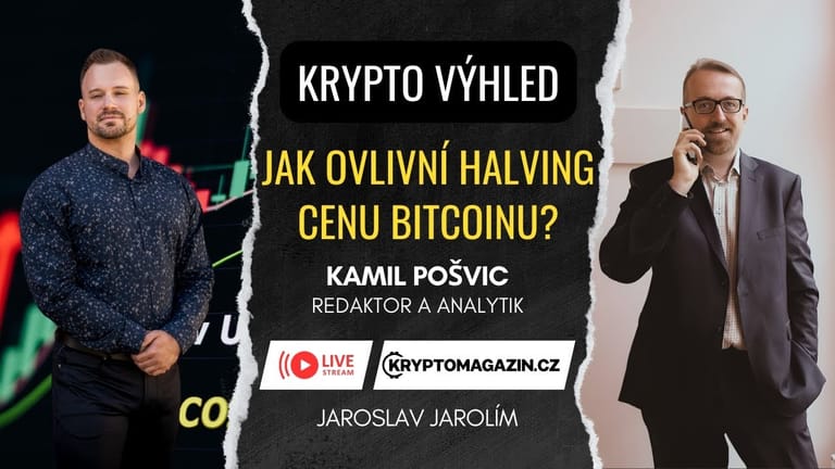 🔴Krypto výhled: Jak ovlivní halving cenu bitcoinu? | Host: Kamil Pošvic