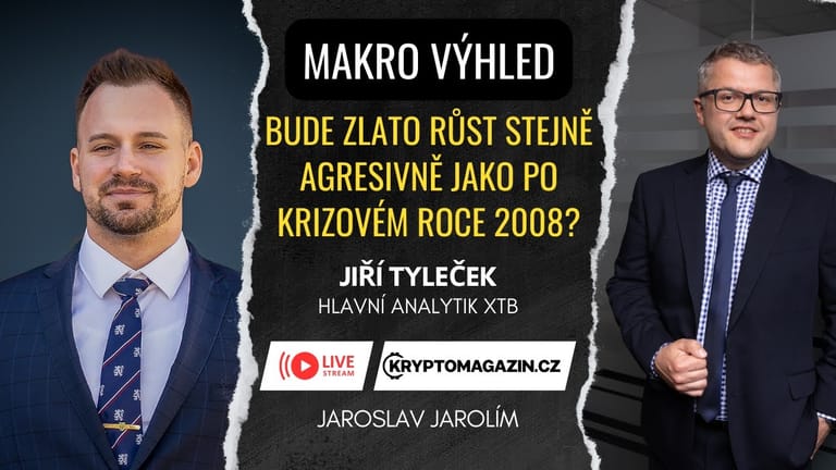 🔴Bude zlato růst stejně jako po krizovém roce 2008? | Host: Hlavní analytik XTB Jiří Tyleček
