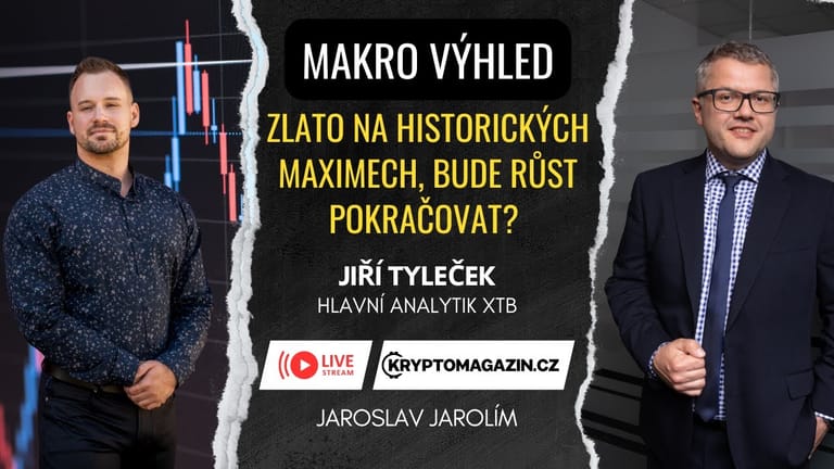 🔴Makro výhled: Zlato na historických maximech, bude růst pokračovat? | Fed a snižování sazeb