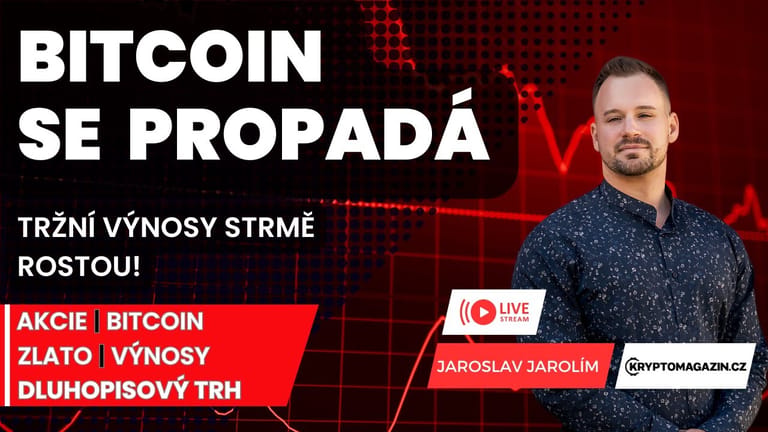 🔴⚠️Bitcoin se propadá: Tržní výnosy strmě rostou!