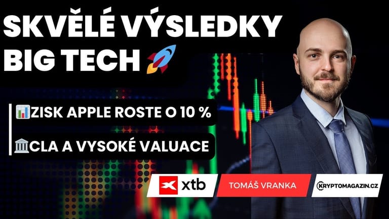 📈Tomáš Vranka: Skvělé výsledky big tech 🚀 | 📊Zisk apple roste o 10 % | 🏛️Cla a vysoké valuace