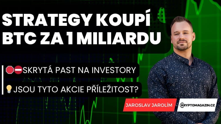 Strategy koupí bitcoin za 1 miliardu USD: Skrytá past na investory nebo příležitost?