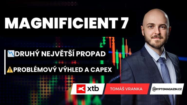 Technologické akcie ve slevě! druhý největší propad Magnificient 7