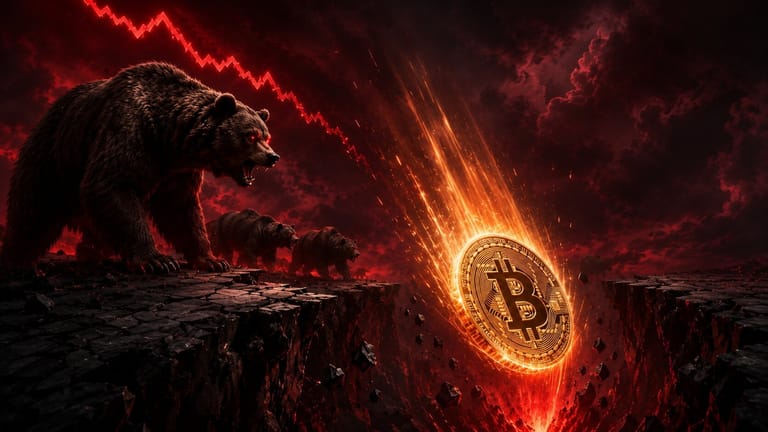 bitcoin pokles pád cenna dalle