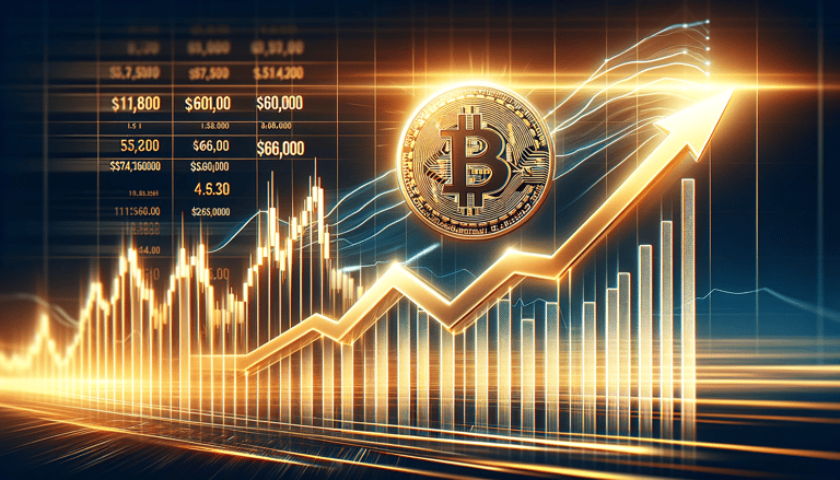 Analýza: Cena bitcoinu posílila na 57 000 dolarů, jenom od začátku roku si připisuje zisk 27 %