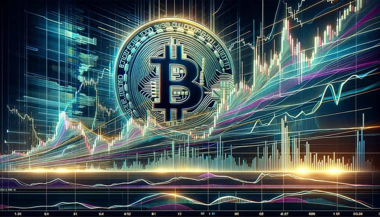 Bitcoin posiluje na nová historická maxima (DALL)