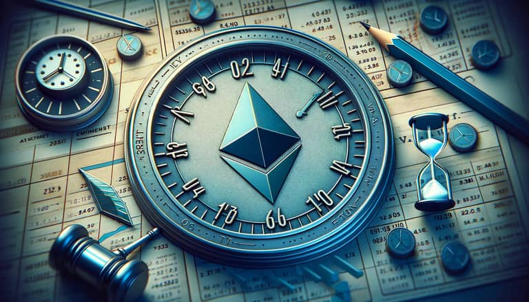 Logo Etherea s přesýpacími hodinami