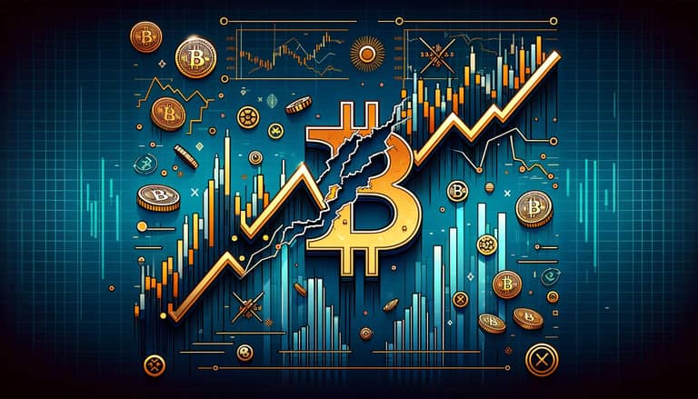 graf bitcoin svíce mezera