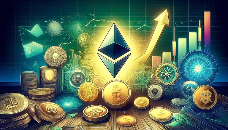 ethereum tokeny graf mince dalle