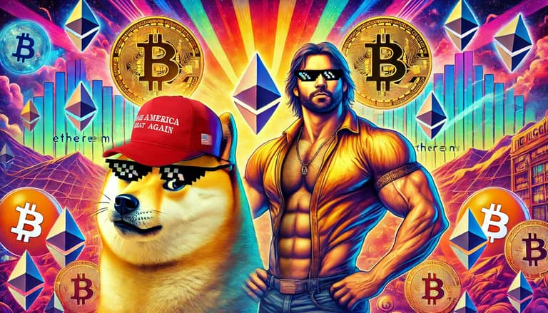 doge, maga, chad, mince, bitcoin