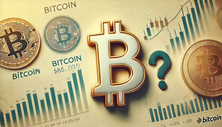 btc, otazník, propad