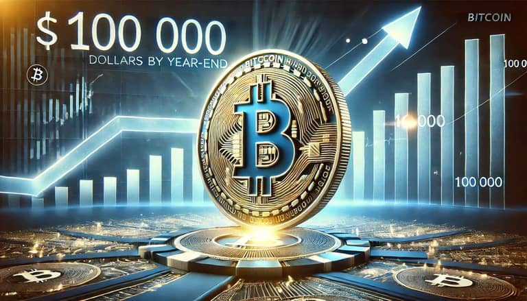 bitcoin, 100K, růst, mince