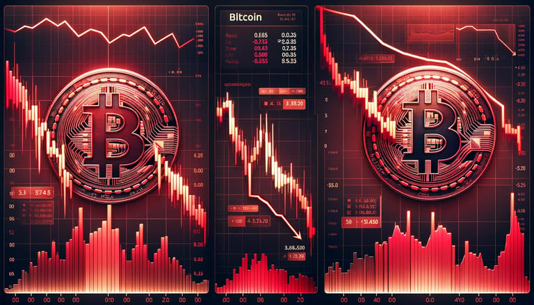 Kurz ceny bitcoinu se večer propadl na 40 600 USD – kam až může klesnout?