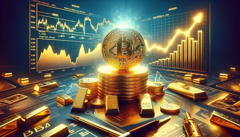 Exponenciální růst bitcoinu a zlata2