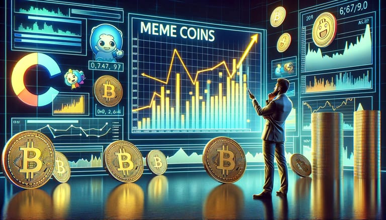 Meme coiny jsou analyzovány (DALL)