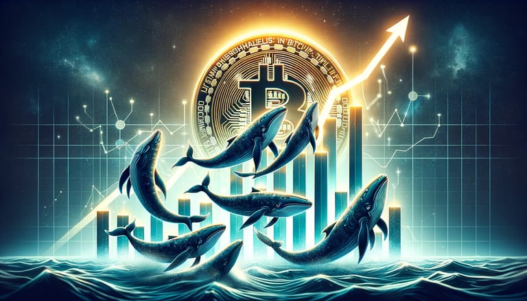 graf bitcoinu s velrybami