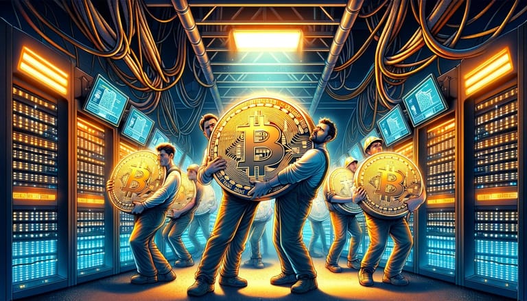 Bitcoinoví těžaři neprodávají svůj bitcoin dalle