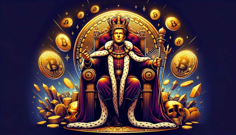 bitcoin král dominance dalle