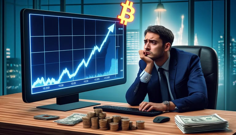 investor bitcoin graf dall-e