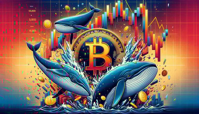 bitcoin velryby graf dalle