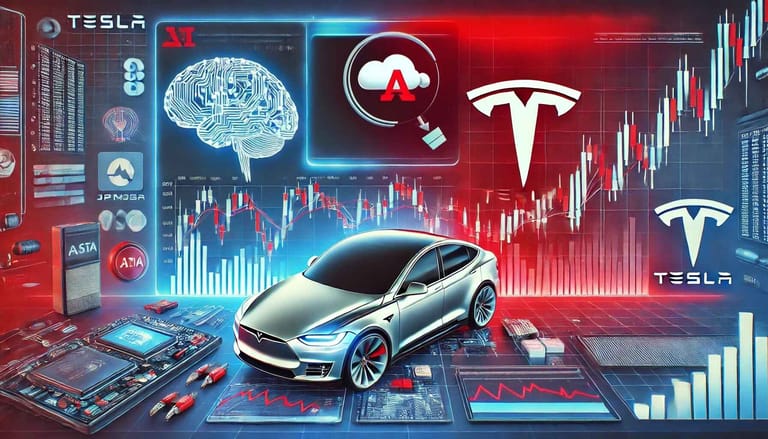akcie, tesla, JPMorgan, trh