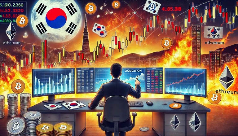 jížní korea, trhy, crash, flash