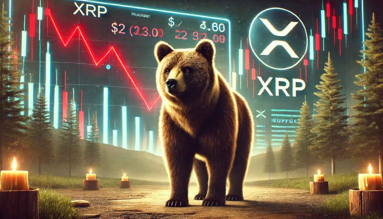 xrp, medvědí trh, korekce