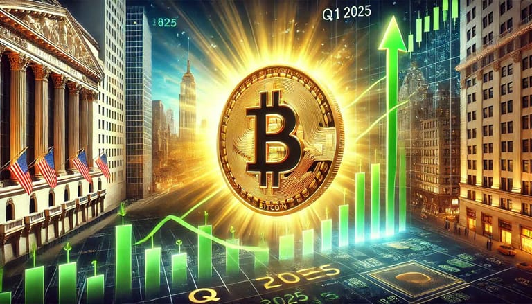 bitcoin, růst, Q1