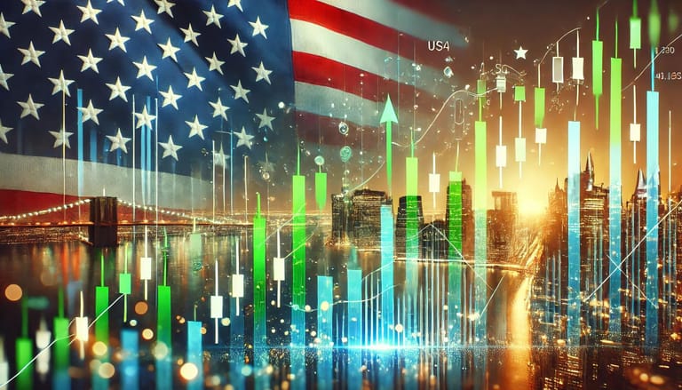 usa sp500 rust akcie dalle