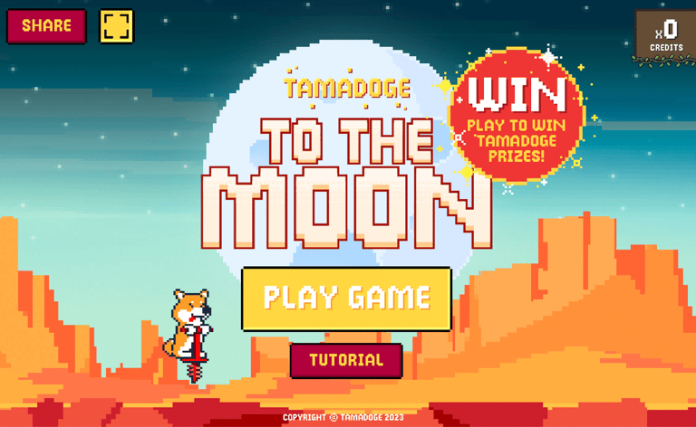 Tamadoge spouští jejich třetí hru s názvem To The Moon – hra nabídne P2E ekosystém