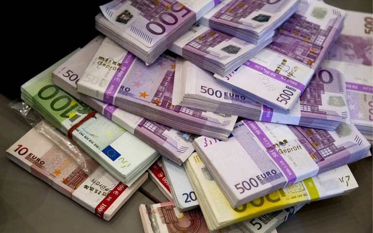 bankovky, euro