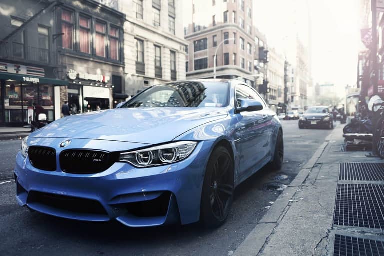 parkování auto bmw