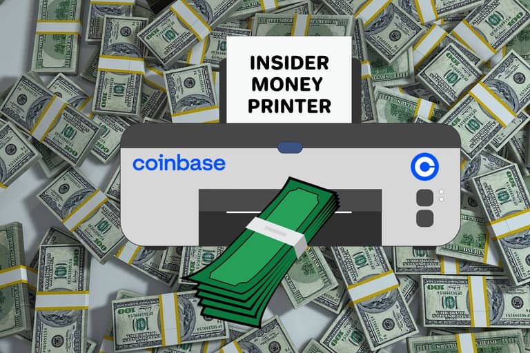 coinbase tiskarna na penize