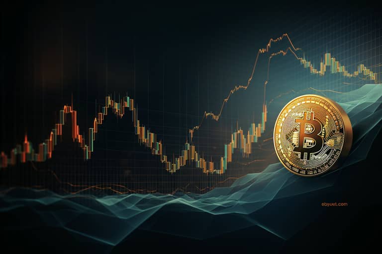 bitcoin graf obchodování trading
