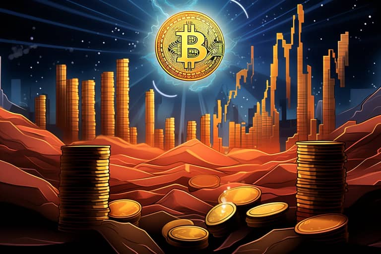 bitcoin graf obchodování trading