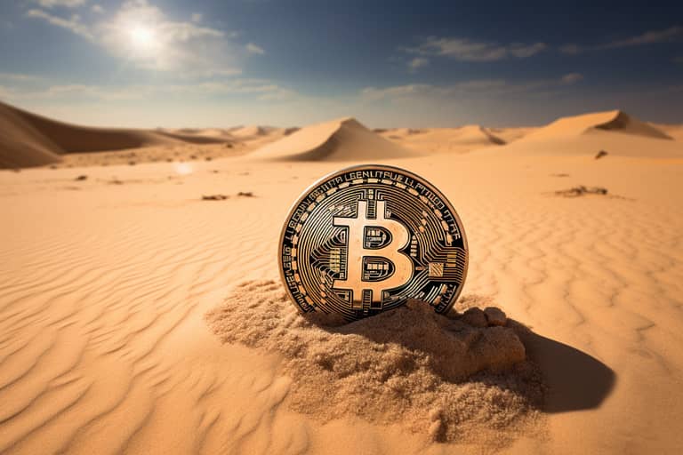 bitcoin sucho krize nízké objemy cena kurz usd