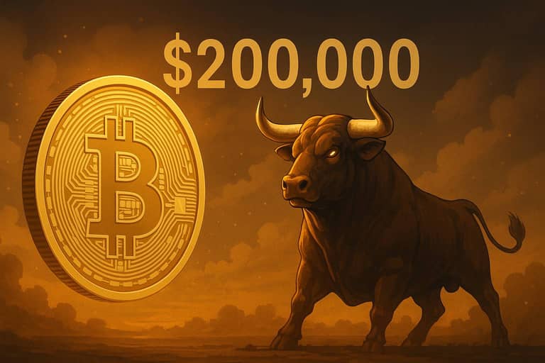 bitcoin býk 200 k růst cena dalle