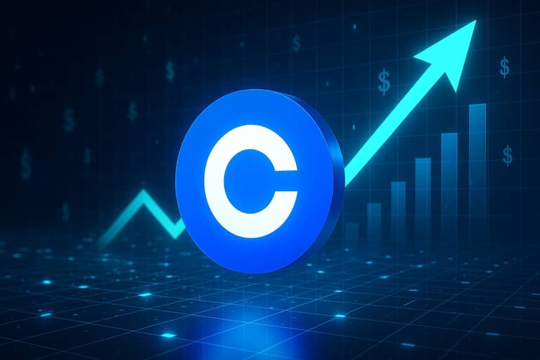 coinbase akcie růst dalle