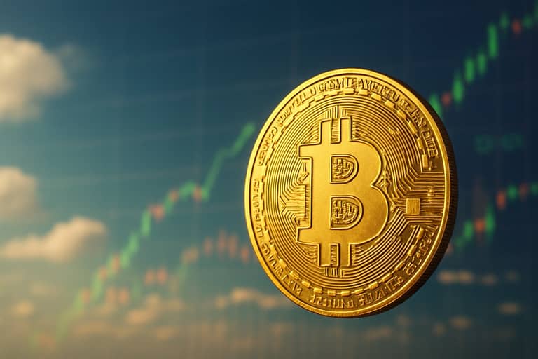 bitcoin cena graf dalle