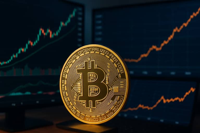 bitcoin růst cena mince graf dalle