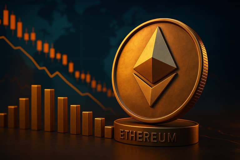Ethereum padá pod 2 000 USD