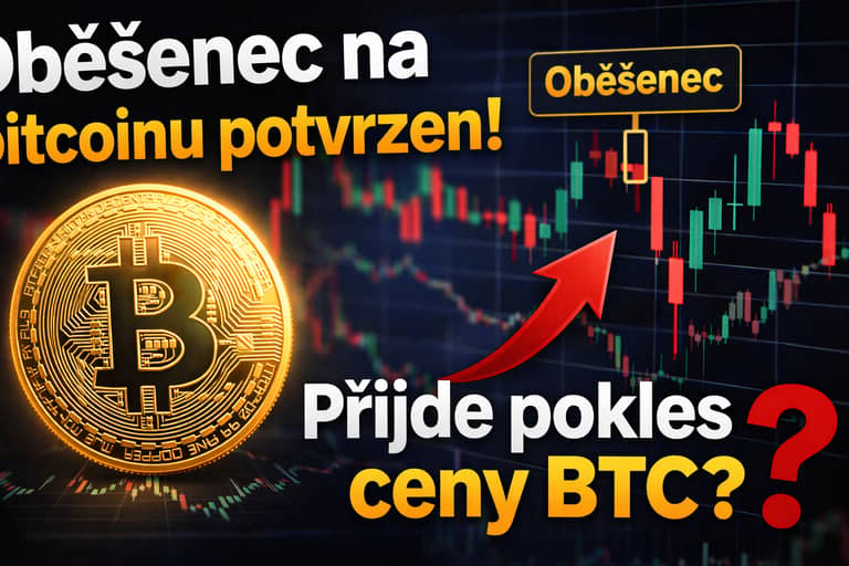 Oběšenec na bitcoinu potvrzen! Přijde další pokles ceny BTC?