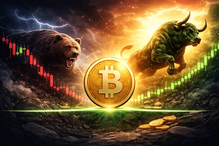 Bitcoin medvědí a býčí trh